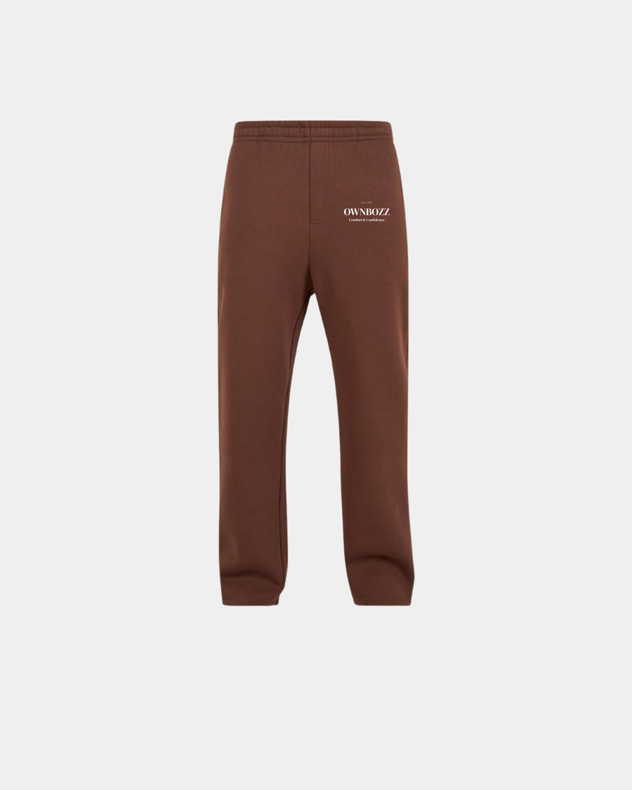 Soft Jogger Straight Leg — Chocolate Brown
