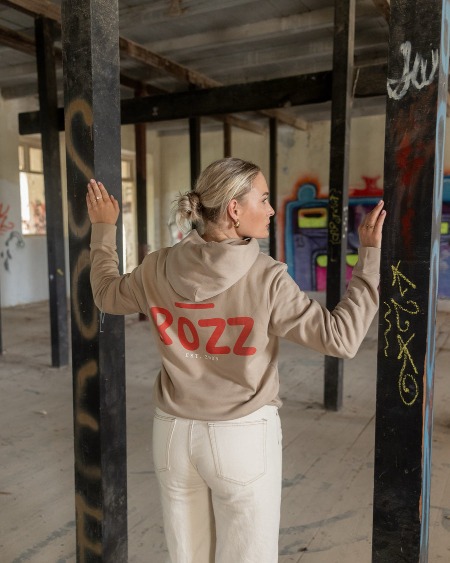 BOZZFLOW HOODIE — Wet sand