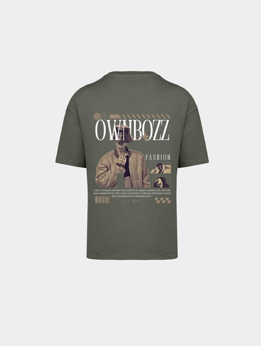 THE ORIGIN TEE — Khaki