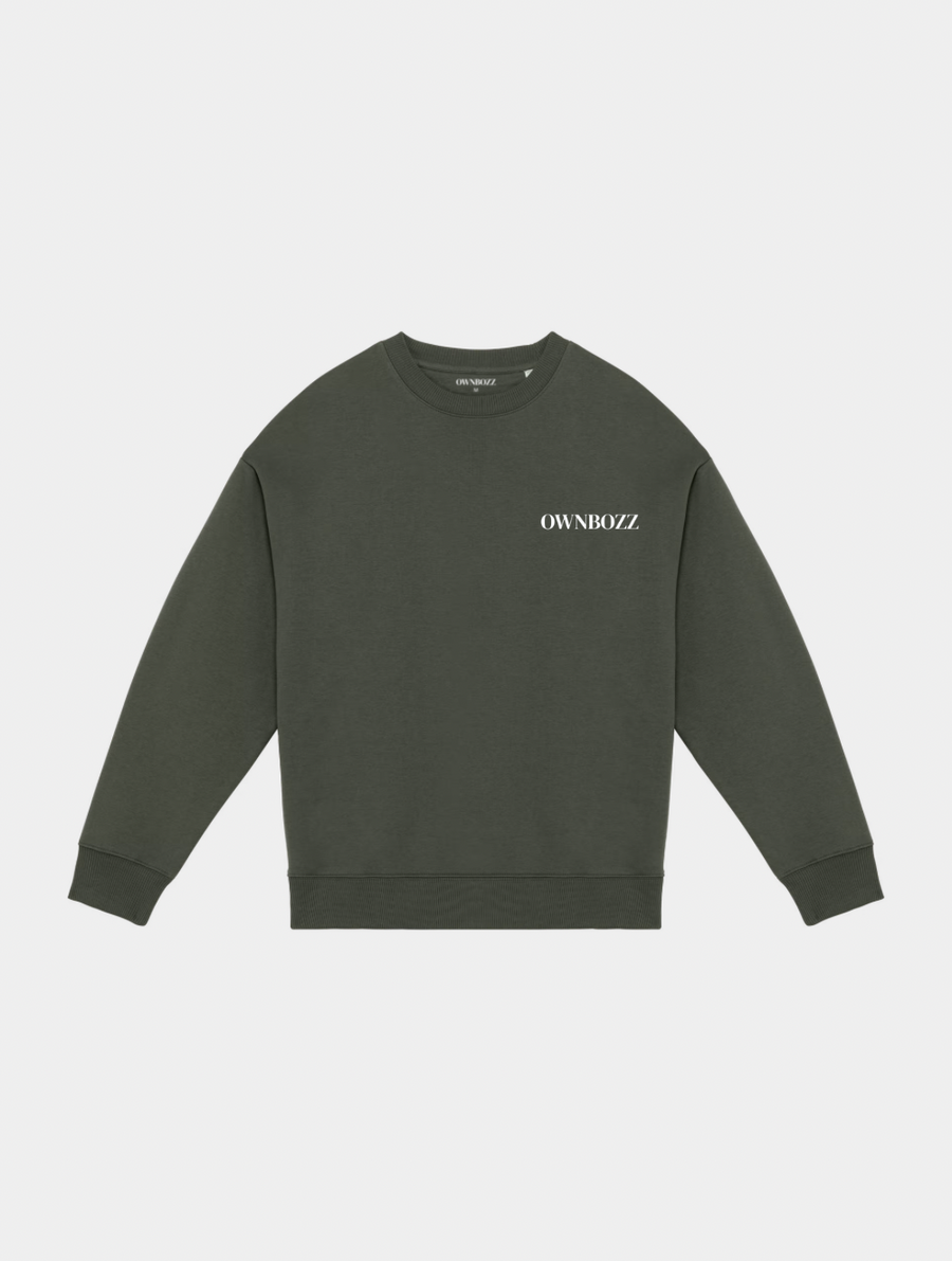 KEEP SIMPLE SWEATER — Khaki - Image 2