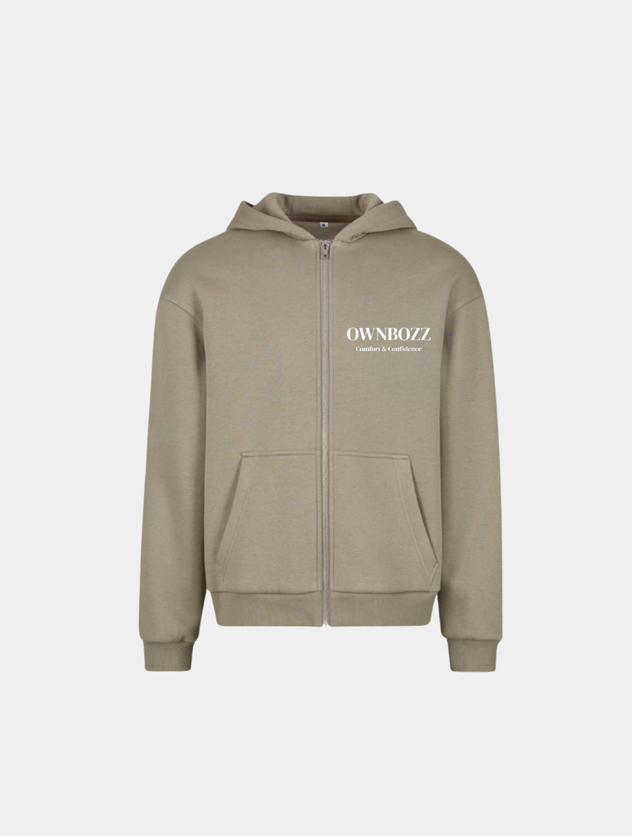 SOFT ZIP HOODIE — Olive - Image 2