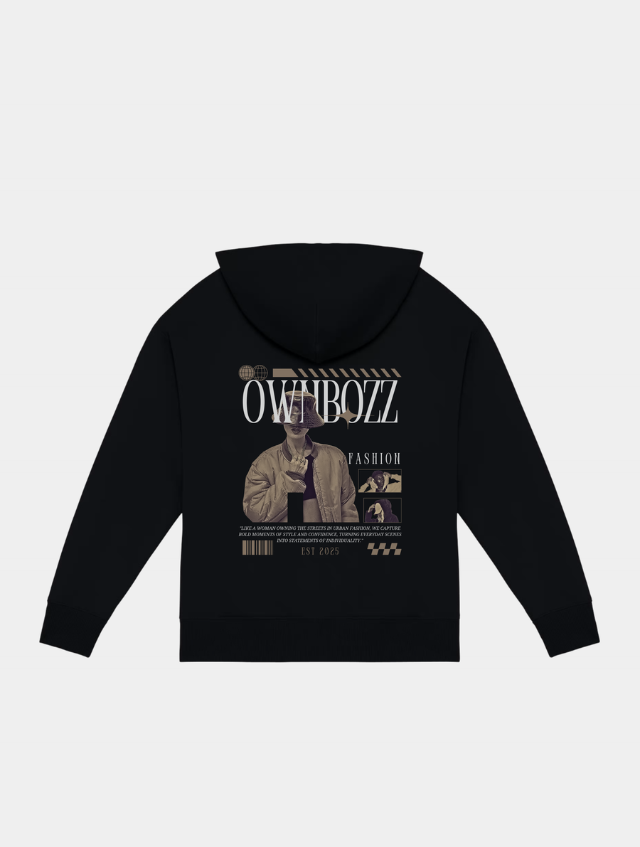 THE ORIGIN HOODIE — Black