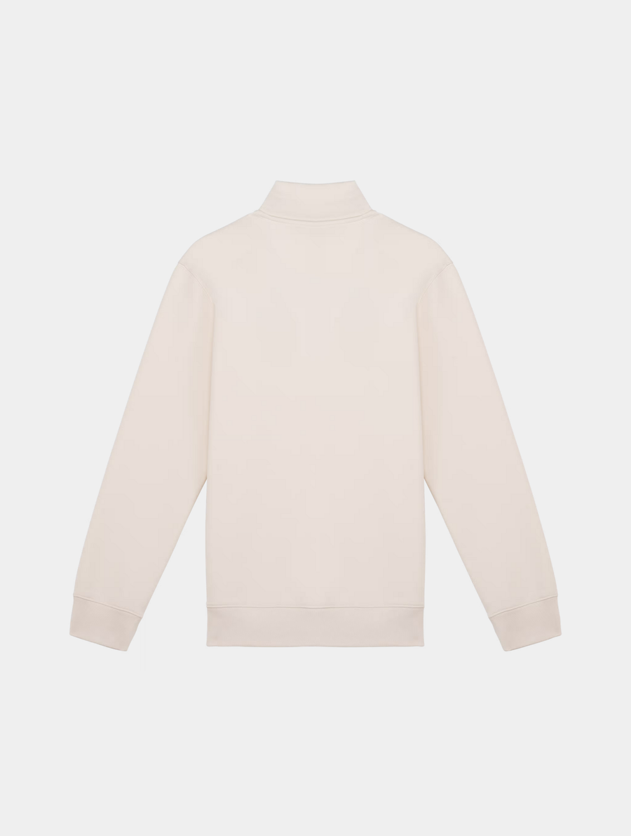 OWNBOZZ HALF ZIP SWEATER — Ivory - Image 2